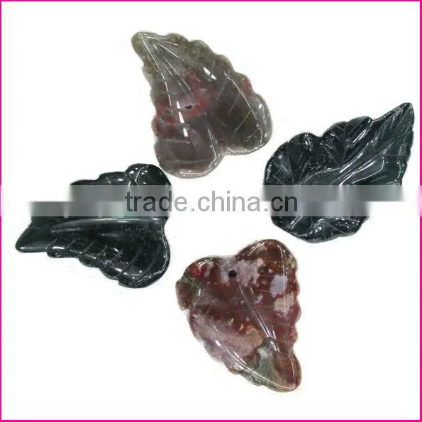JF6879 Natural gemstone semi precious stone donut pendants