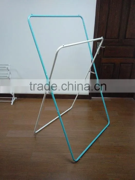 China Supplier Folding Steel Clothes Stand To Hang Clothes