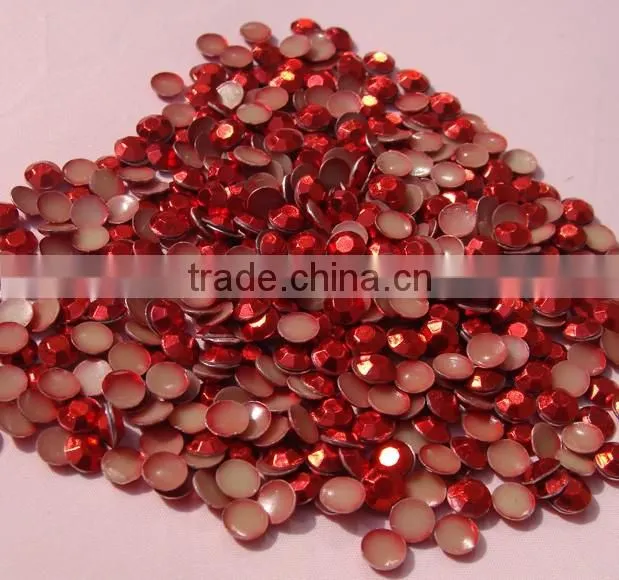 Wholesale Peridot Hot Fix Rhinestud, Hotfix Rhinestud, Hot fix Metal studs, Metal Studs hotfix, Transfer Rhinestud for bag