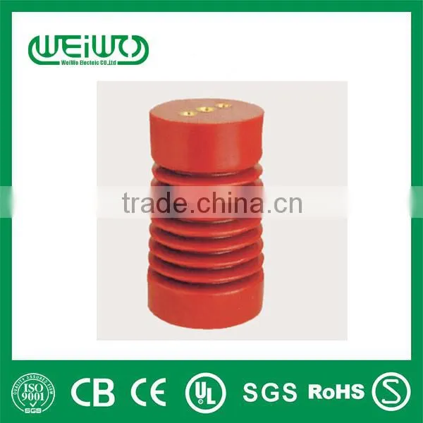 Red electrical epoxy cast resin insulators
