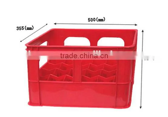 Plastic beer basket mould/bottle crate