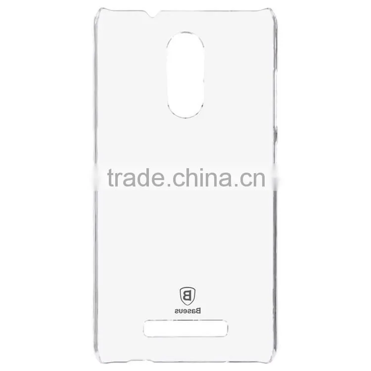 Baseus Sky Series Case for Xiaomi Rdmi Note 3 Clear Hard PC Rubber Back Case MT-5156
