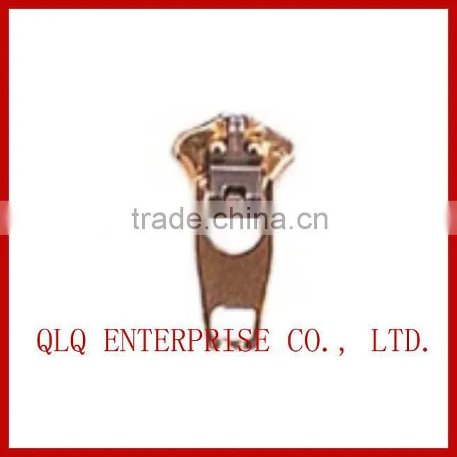 Leather zipper slider
