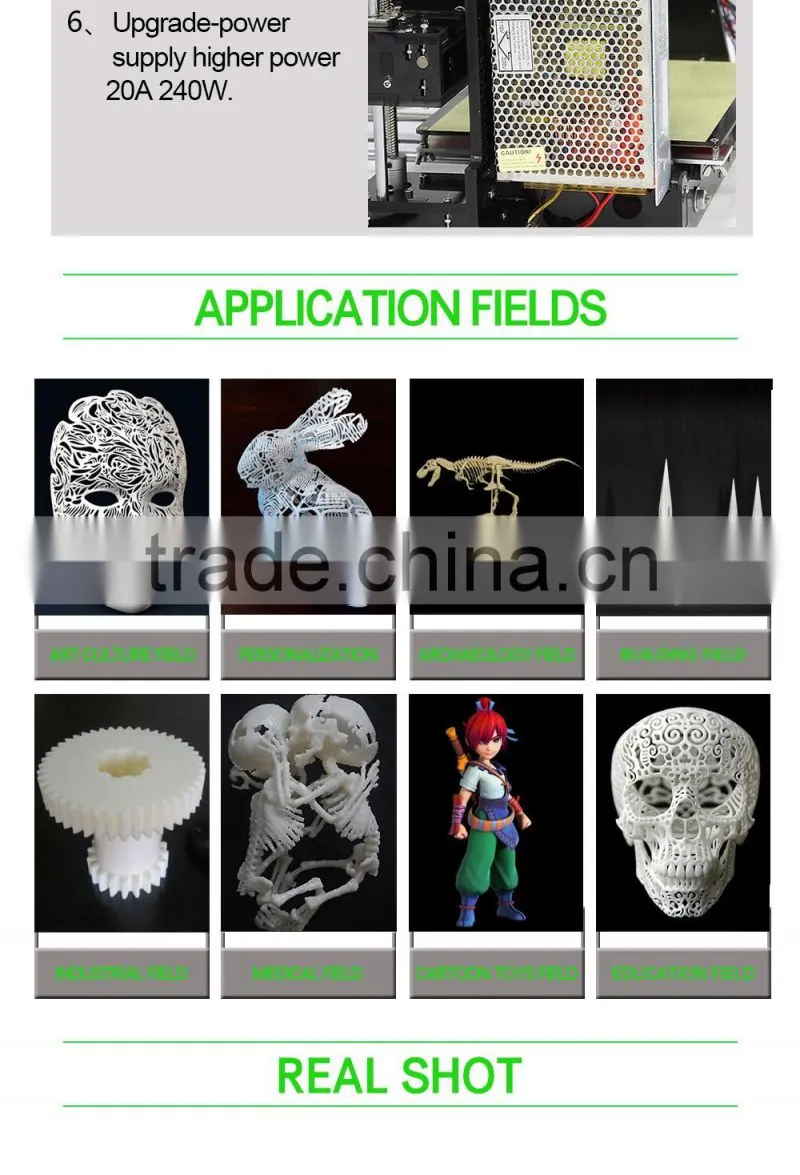 2016 Promotion Sale High Accuracy Nylon Filament Small DIY 3D Printing for Phone Back Cover