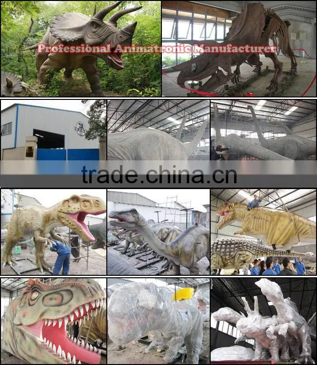 Interactive Amusement High Quality Emulation Animatronic Mini Dinosaur