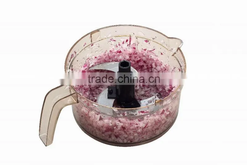 PP+ABS+S/S 21.5*18*24 High quality kitchen food processor/multifunctional food processor/manual food processor