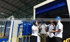 CE certificated sand peening booth /sandblasting chamber