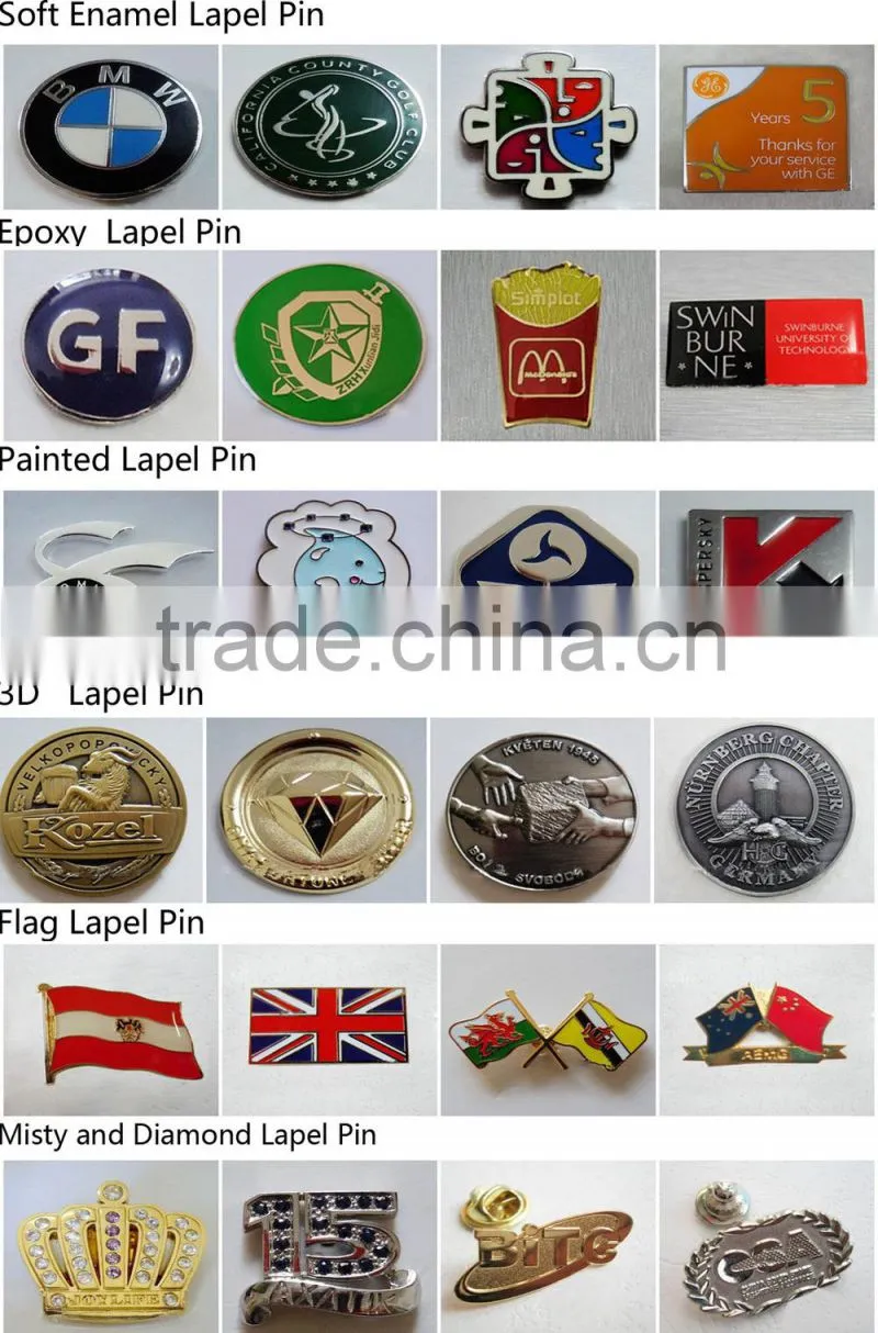 lastest design metal quality wholesale Metal Craft Badge for gentlement