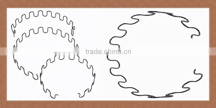 Customized flat s-shape spring
