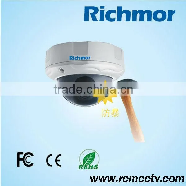 high definition vandal-proof mini dome camera for car traffic surveilance