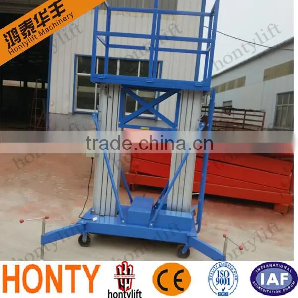 electric hydraulic aluminum lift/portable man telescopic lift