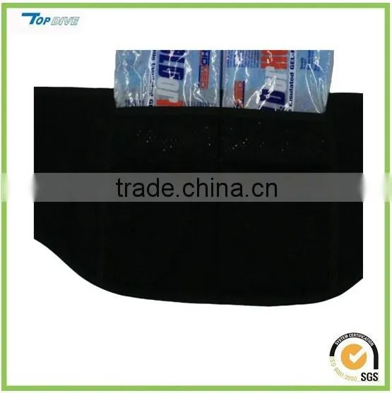 Neoprene Therapy Back Support Relief Belt with hot or cold packs