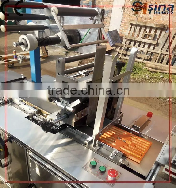 semi-automatic transparent film 3D packing machine