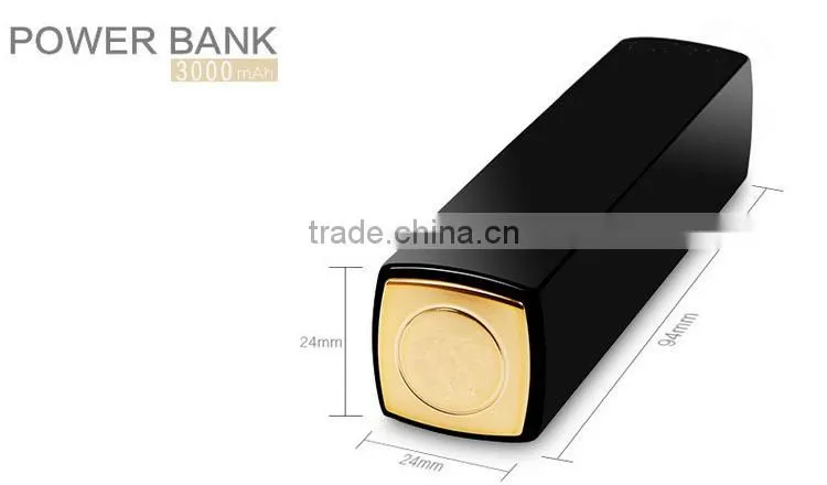 Gift promotional Famous Brand perfume OEM mini Lipstick mobile phone cell phone 3000mAh power bank