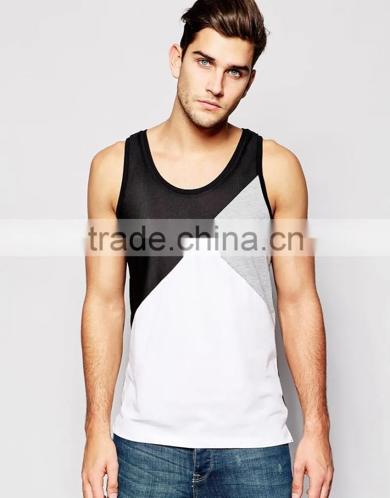 Plus Size Vest Men Mesh Tank Top Cotton Wholesale Running Singlet Custom Design