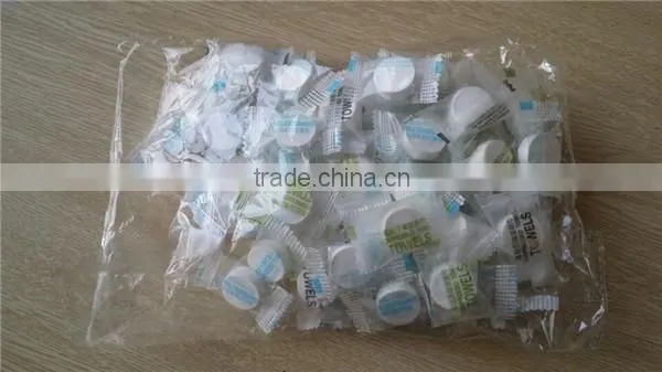 super mini nonwoven tablet compressed towel