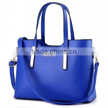 Fancy ladies multicolor pu handbags
