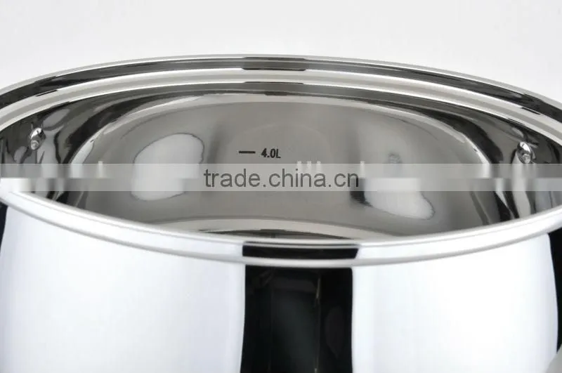 Chuangdong satin polish 12pcs cookware set