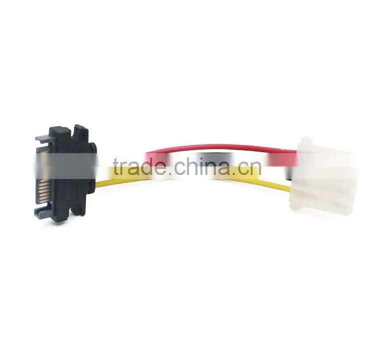 15Pin male to 4 Pin sata power Cable