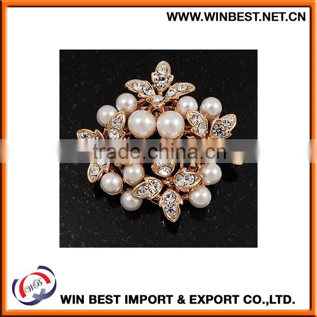 China wholesale costume jewellery trendy brooches, rhinestone costume jewelry