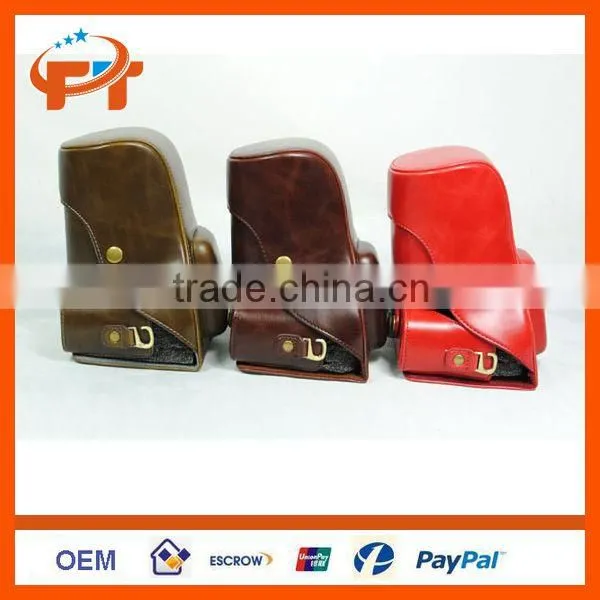 Pu Leather dslr camera bag for canon 550D/1100D