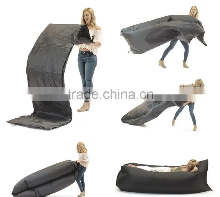 2016 Latest Design Lazy Hangout Inflatable Air Sleeping Bag/Sofa/Couch Bed