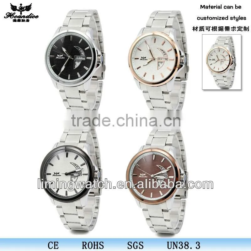 SP-1212 auto date chronograph q&q quartz watches of men