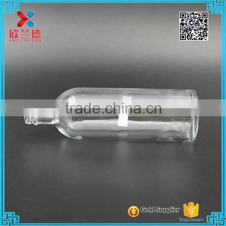 Mini 200ml glass wine bottles vodka glass bottles portable glass liquor bottles.