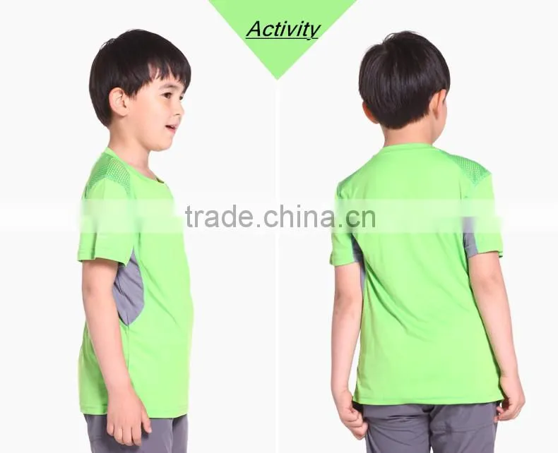 Short sleeve T-shirt quick-drying uv moisture absorption perspiration beautiful and high elasticity