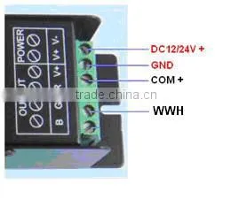 2014 Hot sale !!!RF Touch controller-CT,LED Dimmer