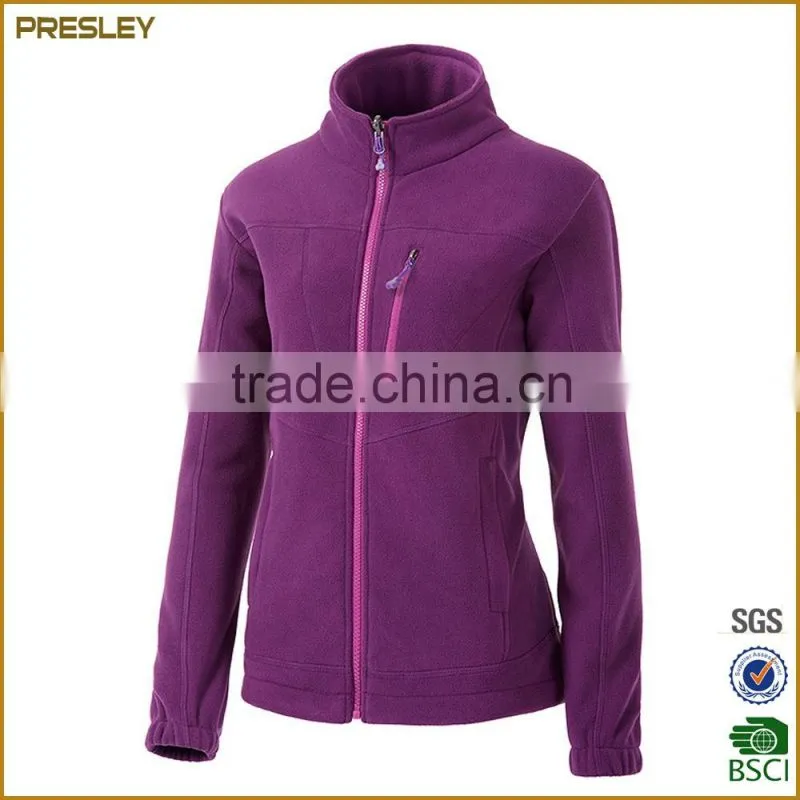 New Ladies Hoodie Warm Winter Polar Fleece Jacket Women with Front Zip
