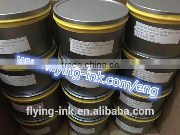 Litho dye sublimation thermal transfer printing ink