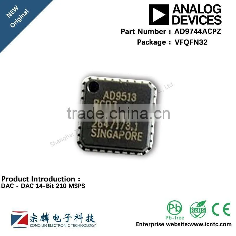 Genuine original AD9744ACPZ VFQFN32 VFQFN32 AD9744 DAC