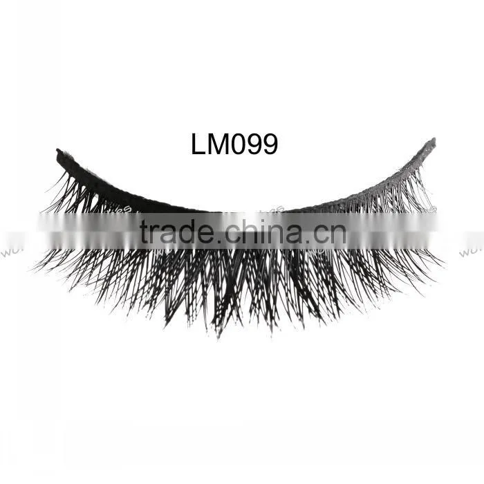real mink false eyelash with private labeling siberian mink fur strip eyelash