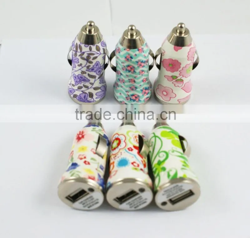 Regular USB Bullet Car Phone Charger Adapter Fits for All USB Iphone, Samsung
