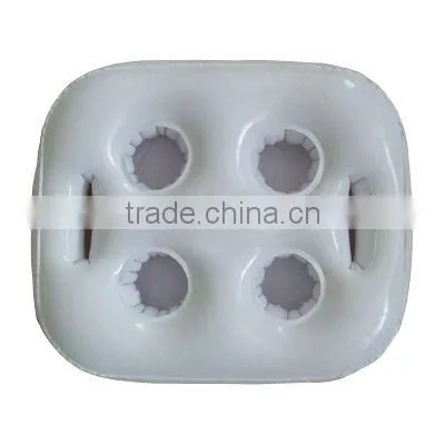 inflatable boat cooler, inflatable floating boat shape ice cooler with rope