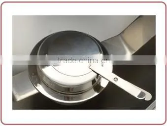 Round chafing dish with show window,chafing dish catering dish