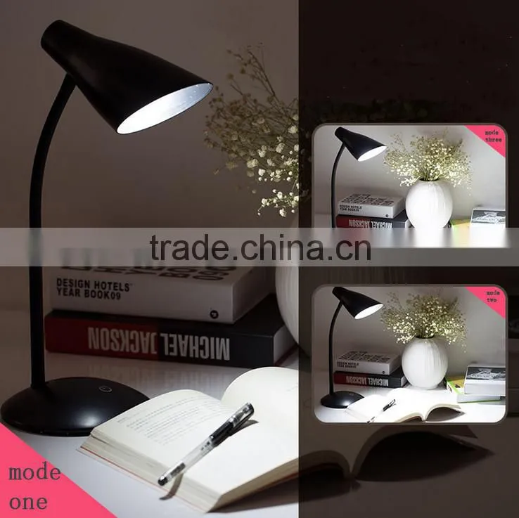 LED work study lamp chargeable minimalist bedroom lamp the long arm of metal table lamp