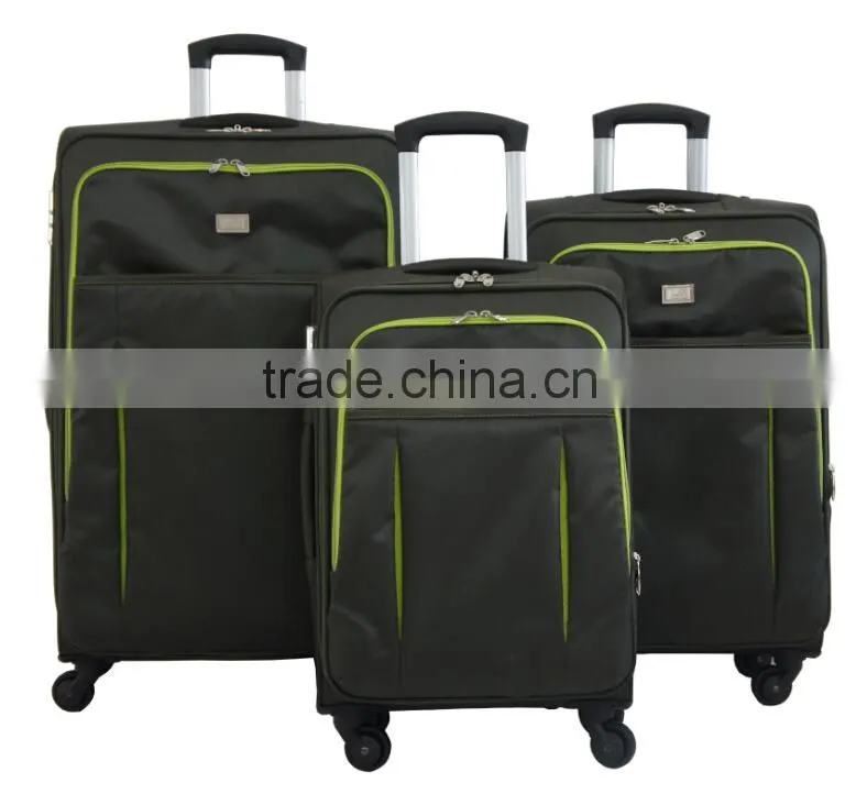 Decent Soft 1680D Nylon Four Wheels Manufacture Of Luggage