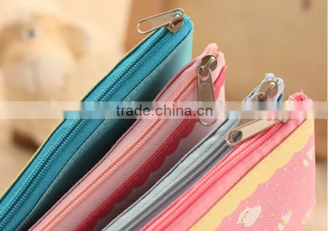 Latest cheap animal sheep pencil case , pencil bag for girls