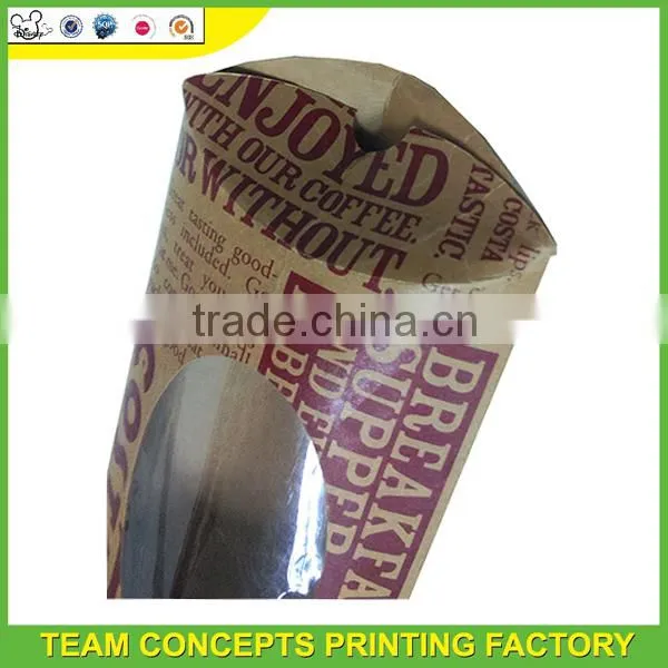 Brown color window pillow box