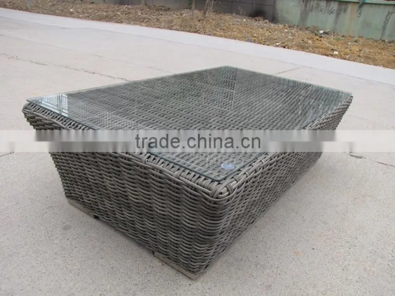ON SALE WICKER RATTAN ALUMINIUM TABLE OUTDOOR