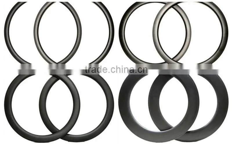 Ultralight 700C 50mm 23mm carbon clincher rim, Road bike basalt braking surface carbon clincher rim bicycle parts