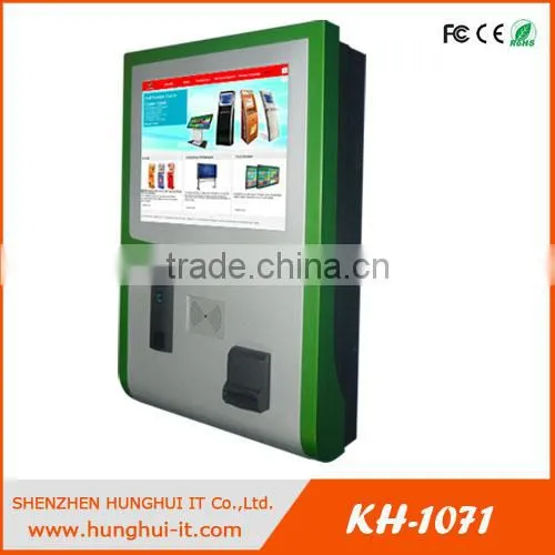 Wall Mounted Touch Screen Vending Machine Kiosk