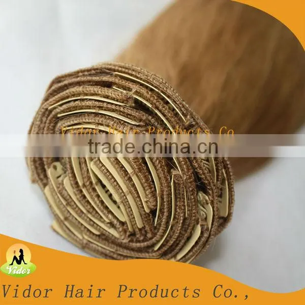 Clip On Human Hair Extensions