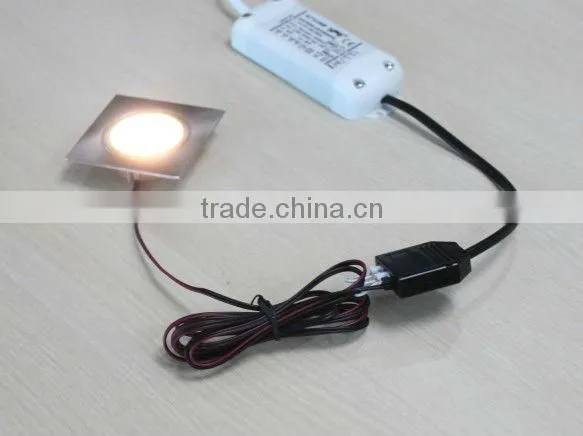 3W Square Downlight COB with Certification
