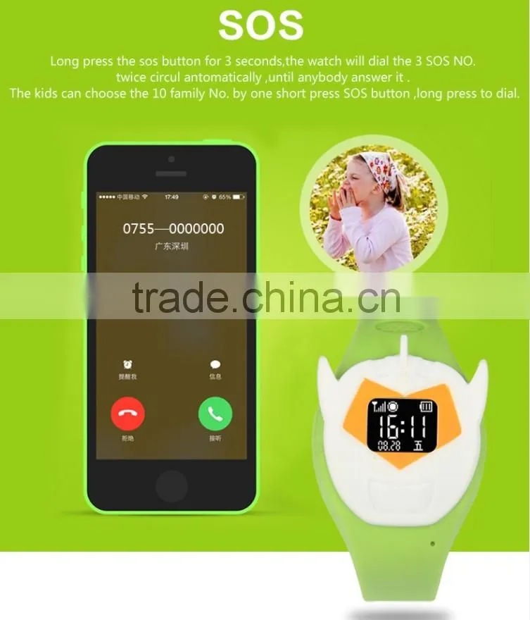 2015 latest gps kid locator watch phone two way talk kids children smart watch phone GPS track with SOS button kids smart watch
