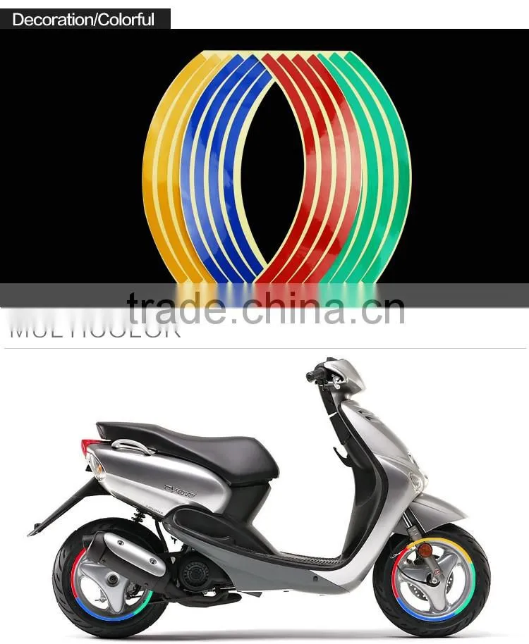 10 inches scooter rim sticker