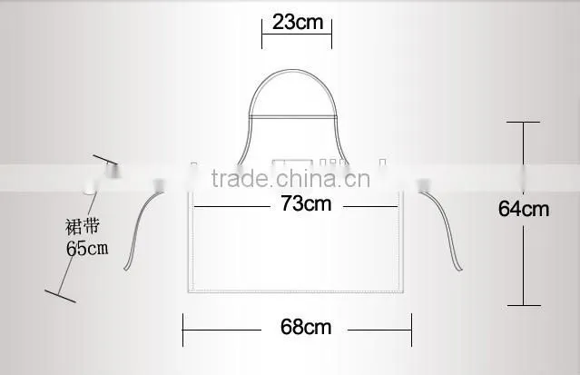 Apron for women and men in kitchen room