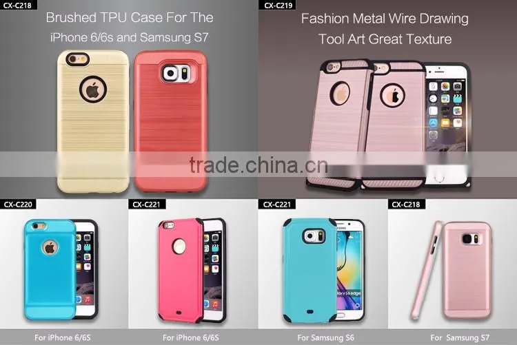 2016 Hot selling waterproof mobile phone case accessories cell phone case back cover For Iphone 6/6S, for samsung galaxy j7